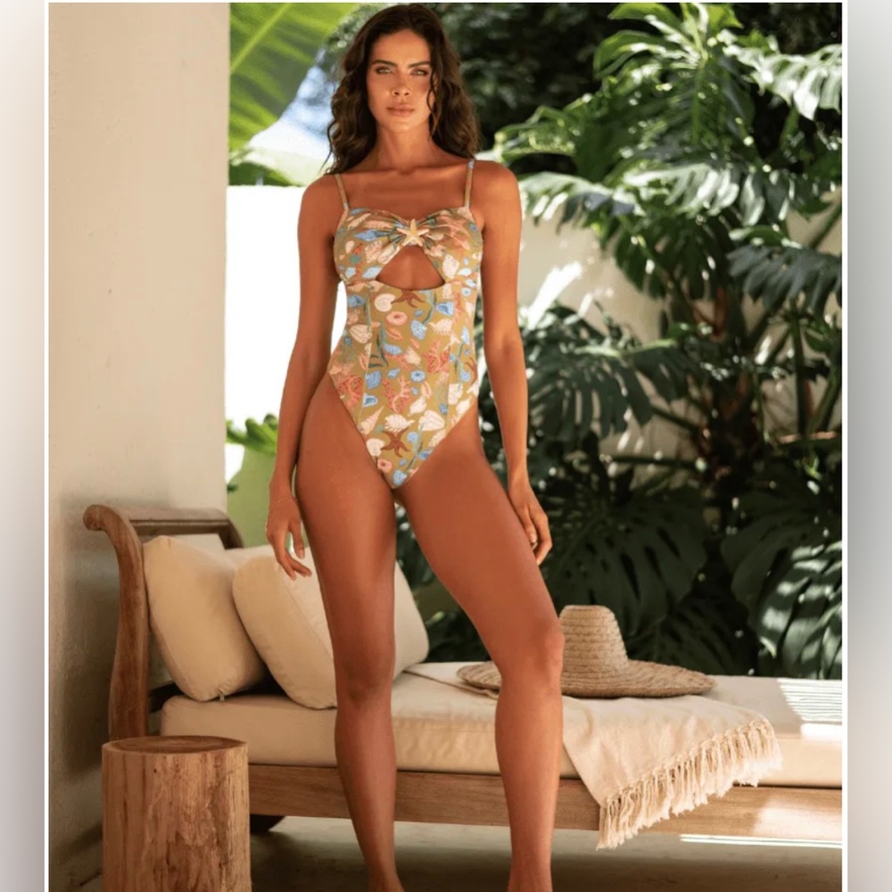 Brazilian resort style swimsuit.
